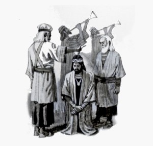 While David was still living, he arranged for his son Solomon to become king