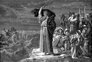 Pharoah's army swallowed up.