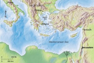 Philippi sat on the Egnatian Way, the main transportation route in Macedonia, an extension of the Appian Way, which joined the eastern empire with Italy.