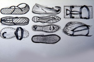 Bible-time shoes were often sandals, such as these.